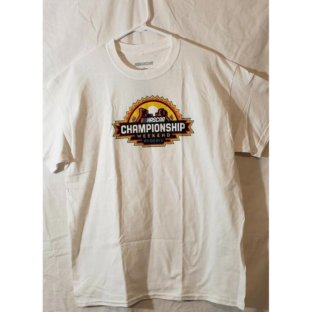 Nascar Championship Weekend Phoenix Mens T Shirt White Size L Brand Ne With Tag